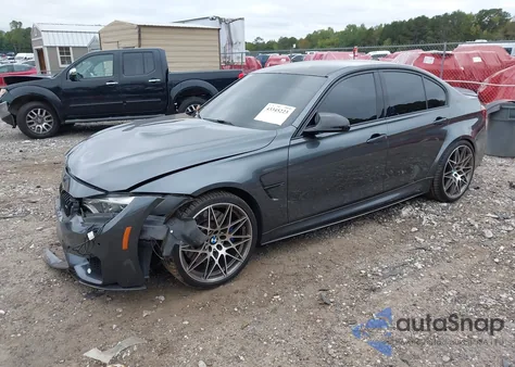 2015 BMW M3 from USA, damaged, VIN WBS3C9C52FP803854